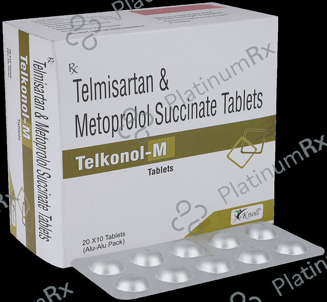 Telkonol M 40/25mg Tablet 10s