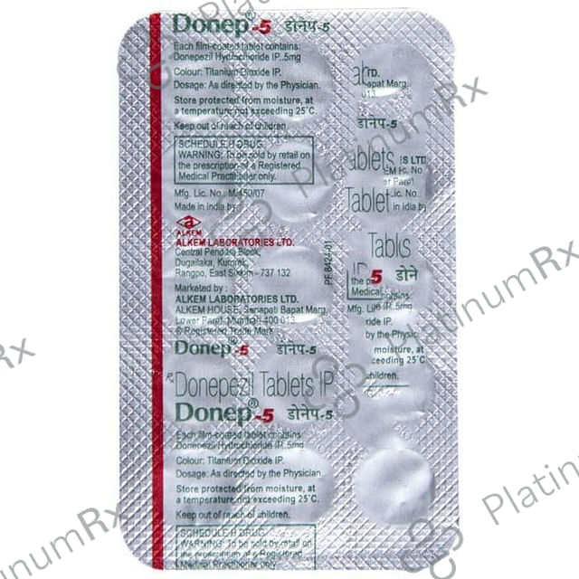 Donep 5mg Tablet 15s