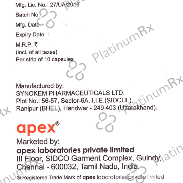 Apexitra SB 130 Capsule