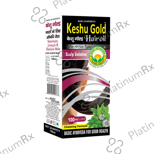 Basic Ayurveda Keshu Gold Hair Oil
