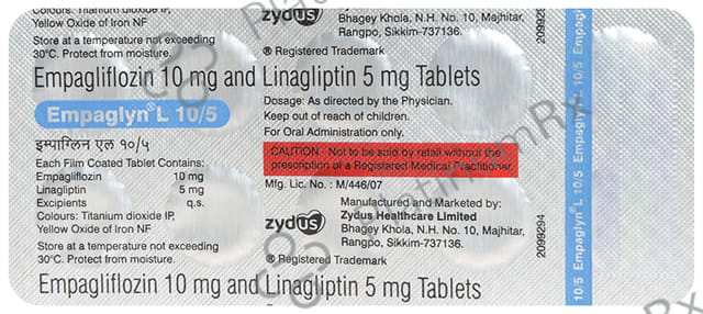 Empaglyn L 10/5mg Tablet 10s