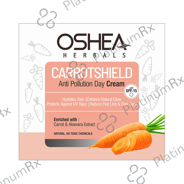 Oshea Herbals Carrot Shield SPF 15 Day Cream 50gm