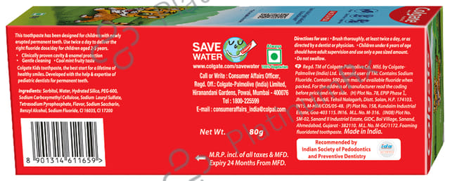 Colgate Kids Toothpaste for 2 to 5 Years Strawberry