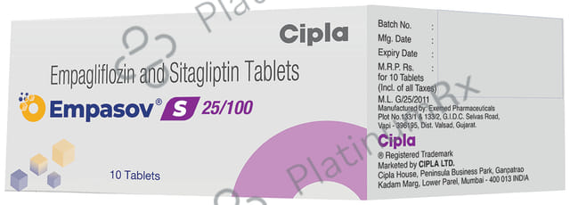 Empasov S 25/100mg Tablet 10s