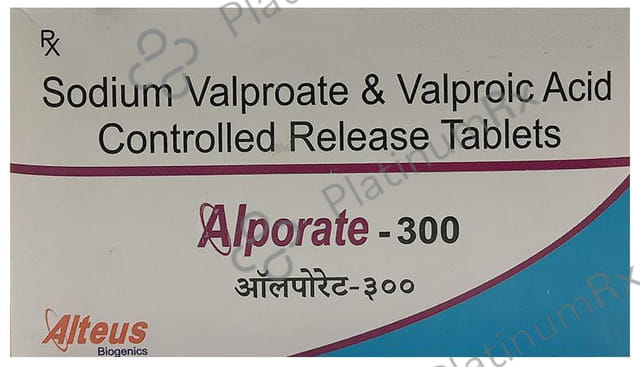 Alporate 300mg Tablet CR 15s