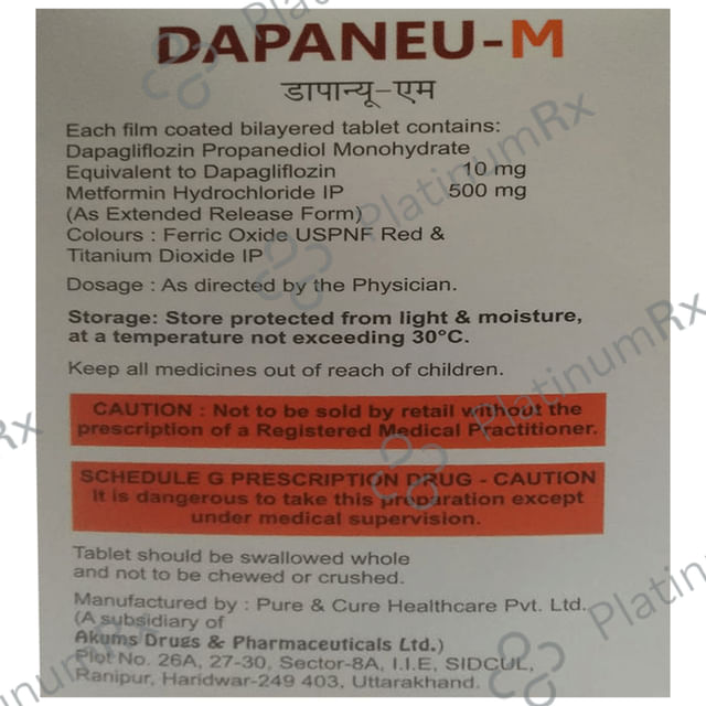 Dapaneu-M Tablet ER