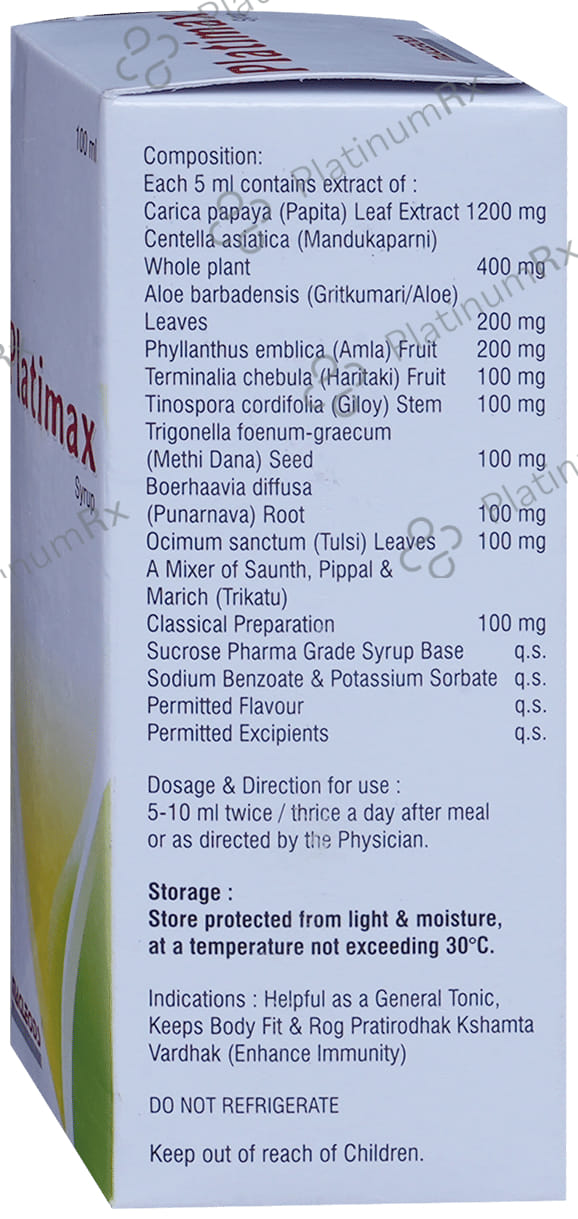 Platimax Syrup 100ml