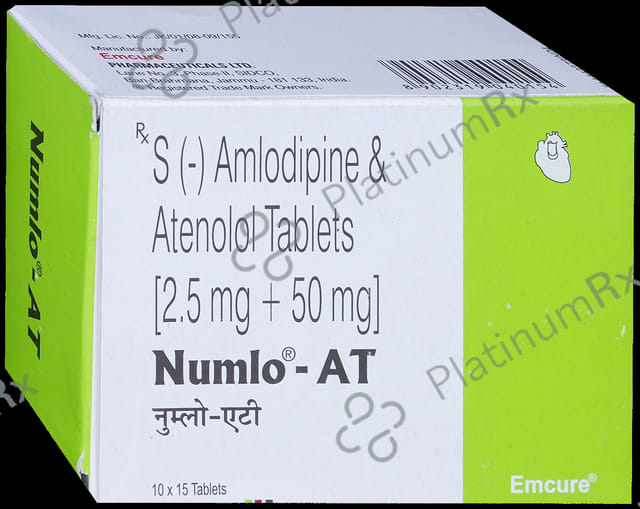 Numlo AT 2.5/50mg Tablet 15s