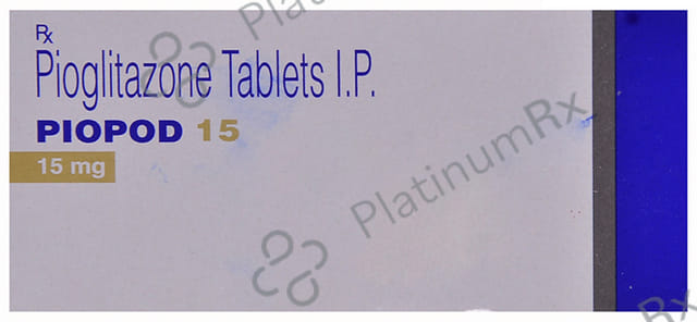 Piopod 15mg Tablet 10s
