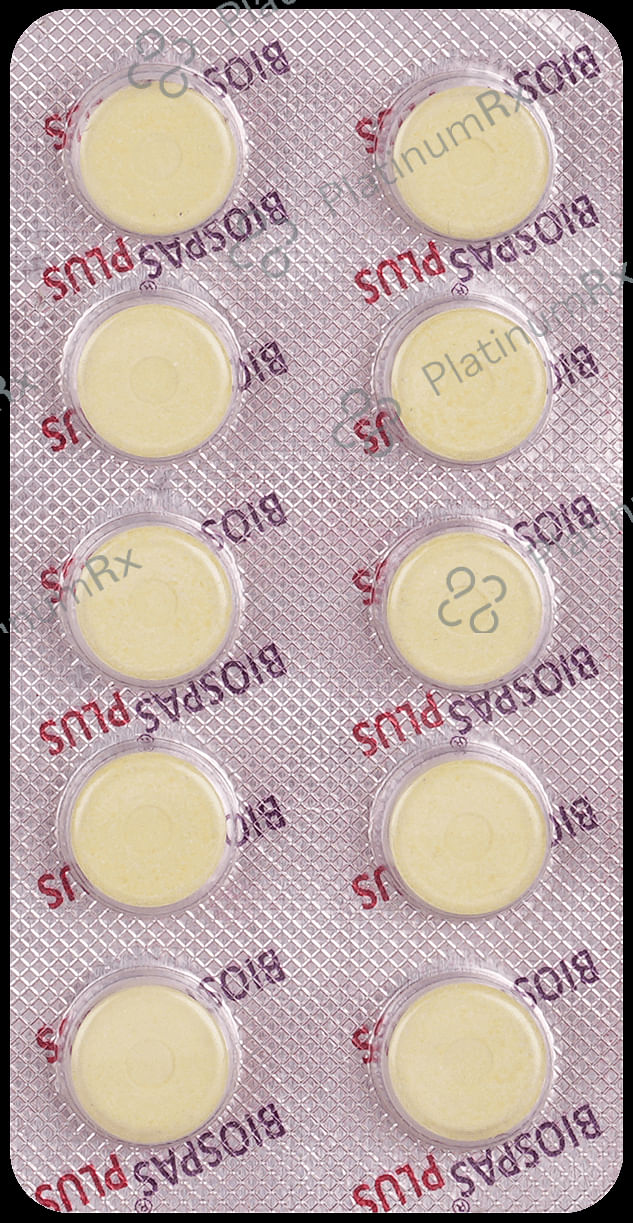 Biospas Plus 10mg/250mg Tablet