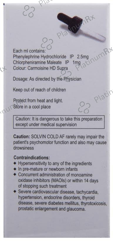 Solvin Cold AF 1/2.5mg Oral Drops 15ml