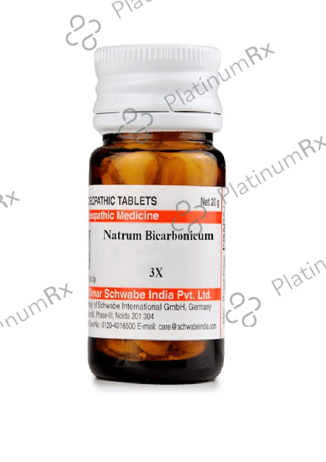 Dr Willmar Schwabe India Natrum Bicarbonicum Trituration Tablet 3X