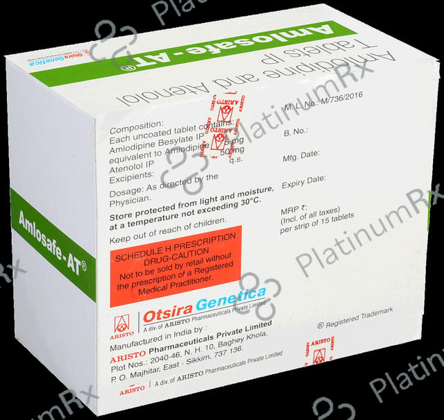 Amlosafe AT 5/50mg Tablet 15s