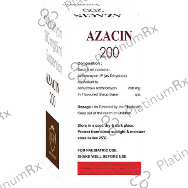 Azacin 200mg Oral Suspension 30ml