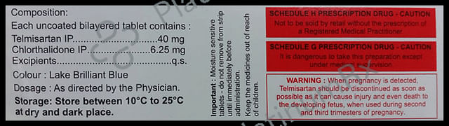 Eritel CH 6.25/40mg Tablet 15s