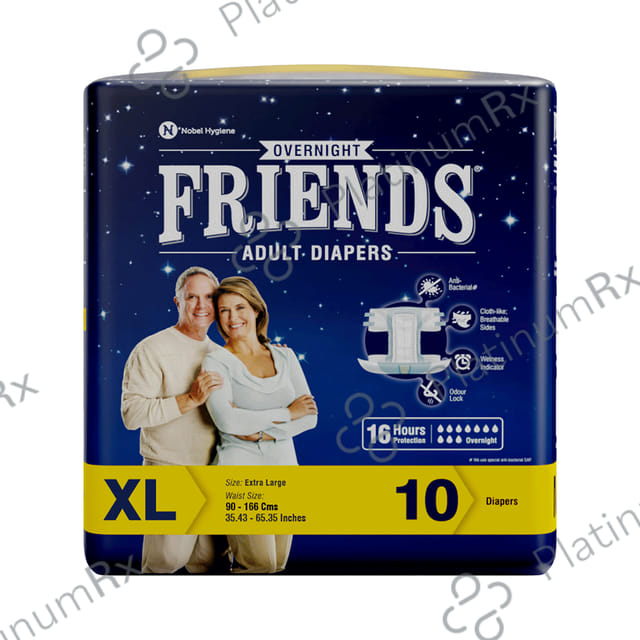 Friends Overnight Adult Diaper XL 10s