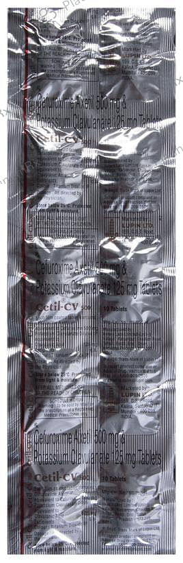 Cetil CV 500/125mg Tablet 10s