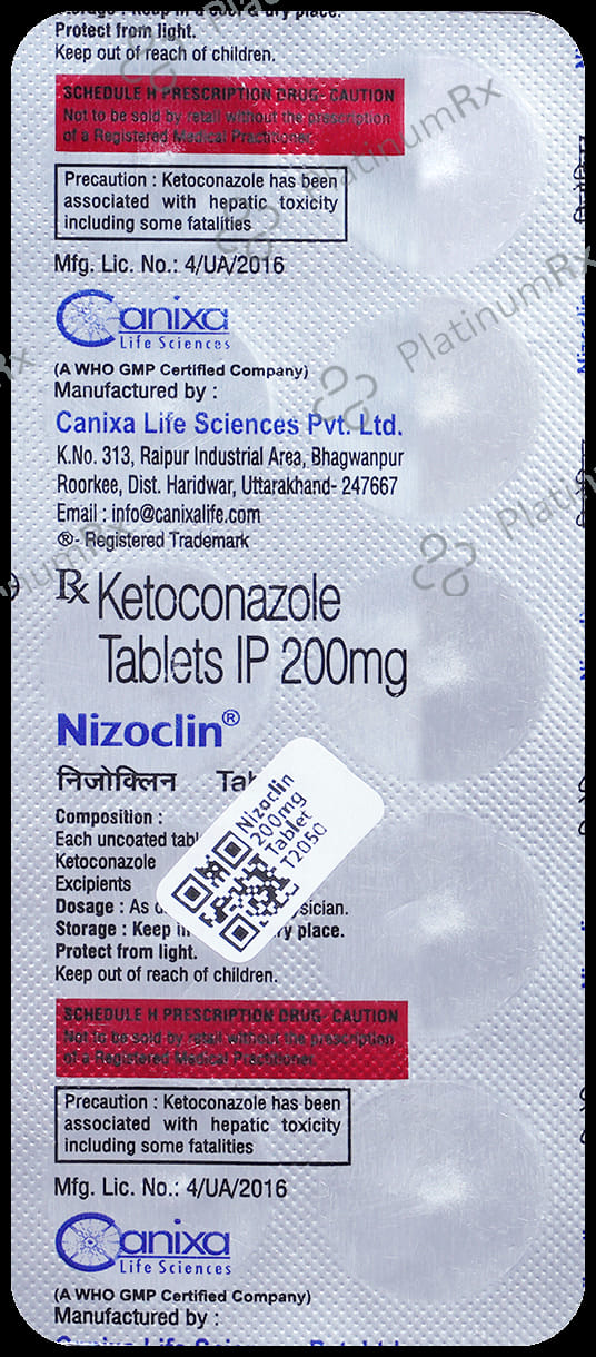 Nizoclin 200mg Tablet