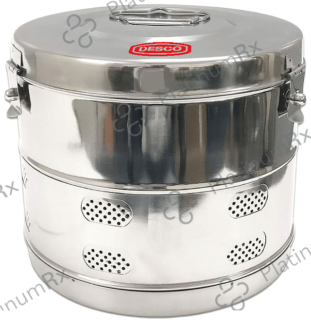DESCO Dressing Drum Jointed Stainless Steel 202 Grade 6 X 6 Inch