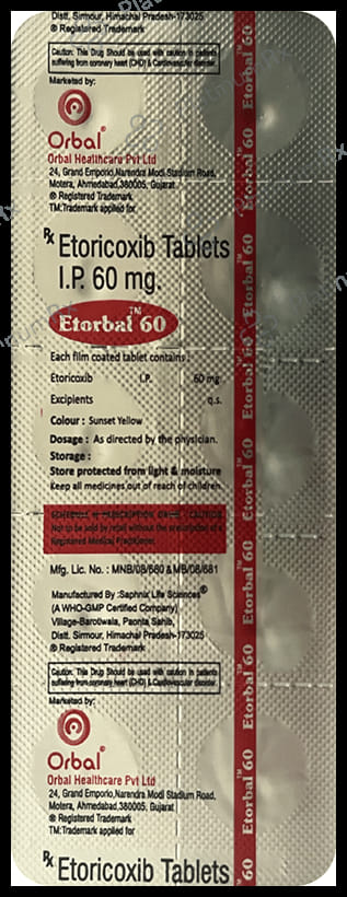Etorbal 60 Tablet