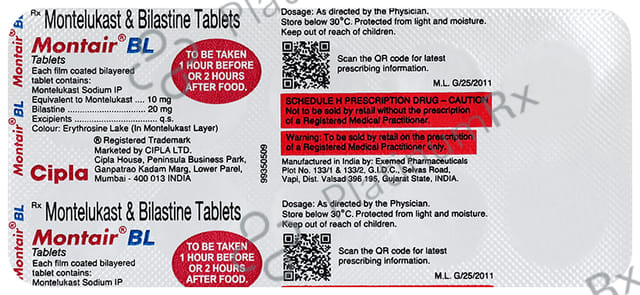 Montair Bl Tablet 10s