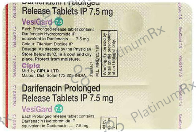 Vesigard PR 7.5mg Tablet 10s