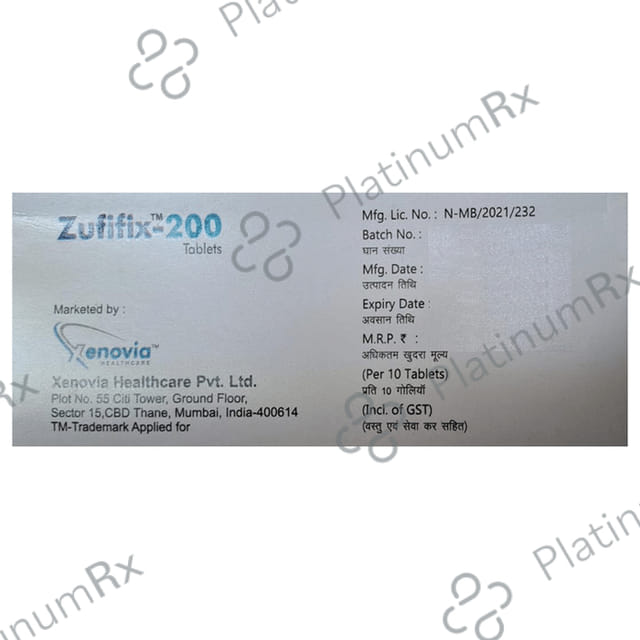 Zufifix 200 Tablet DT