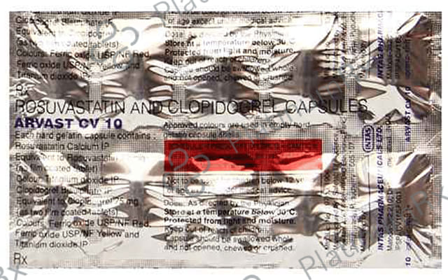 Arvast CV 75/10mg Capsule 10s