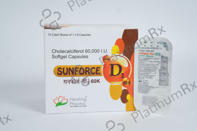 Sunforce D3 60K Capsule 8s
