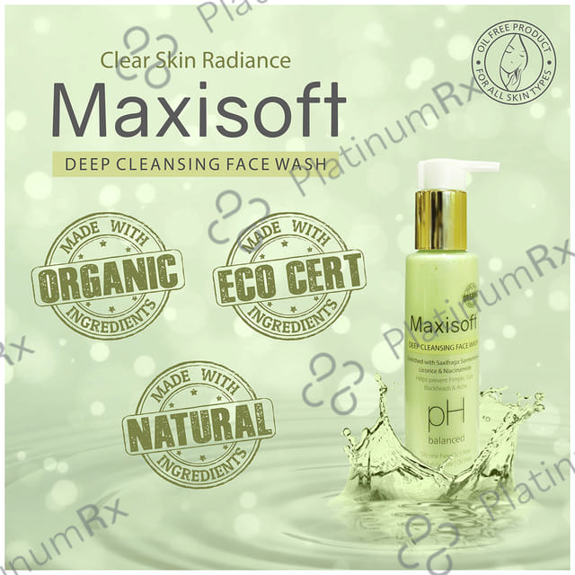Maxisoft Deep Cleansing Face Wash (100 ml Each) 1 Bottle