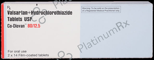 Co Diovan 80/12.5mg Tablet 14s