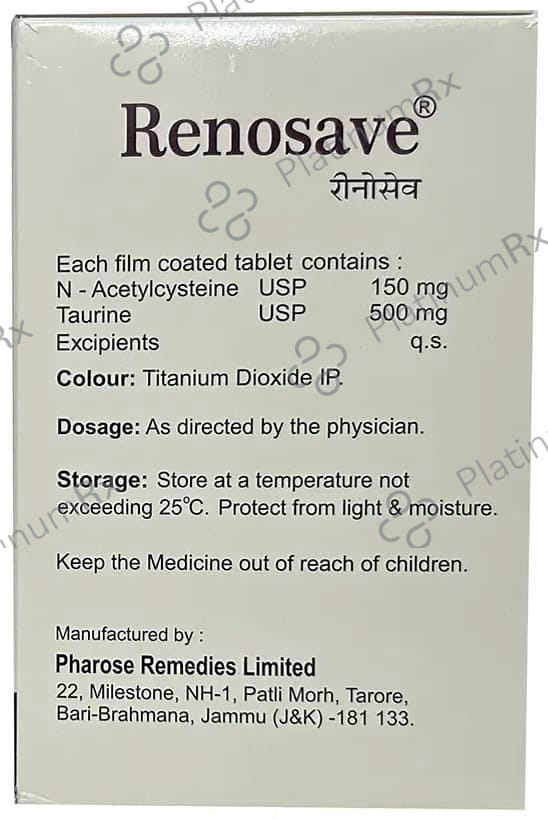 Renosave 150/500mg Tablet 15s