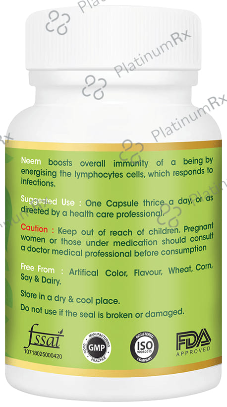 Vitagreen Neem 500mg Capsule