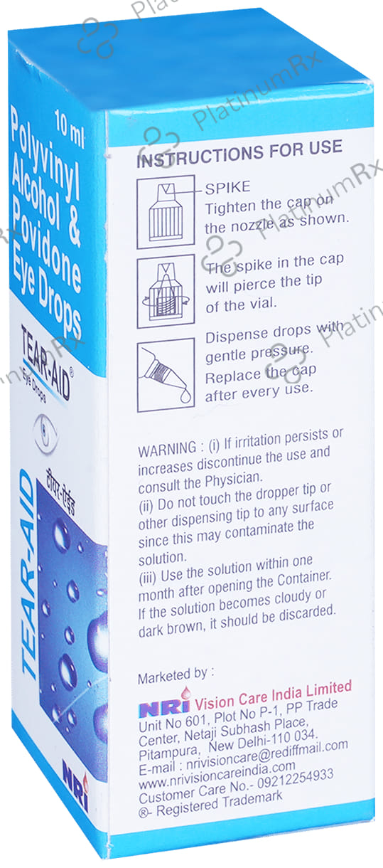 Tear Aid Eye Drop 10ml