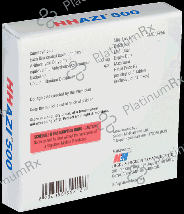 Hhazi 500mg Tablet 5s