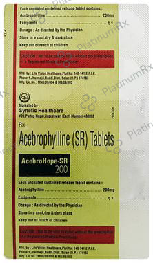 Acebrohope SR 200mg Tablet 10s