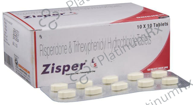 Zisper LS 2/2mg Tablet 10s