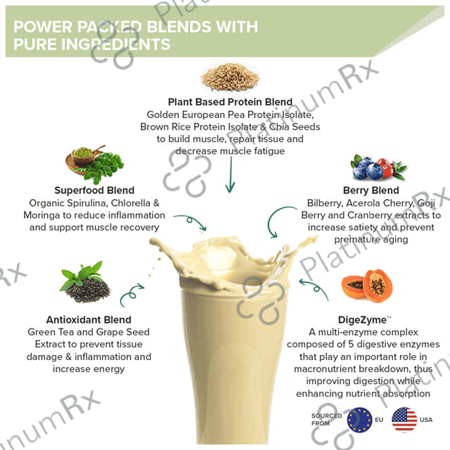Wellbeing Nutrition Superfood Plant Protein for Muscle Growth & Metabolism - Flavour Powder British Banoffee Pie