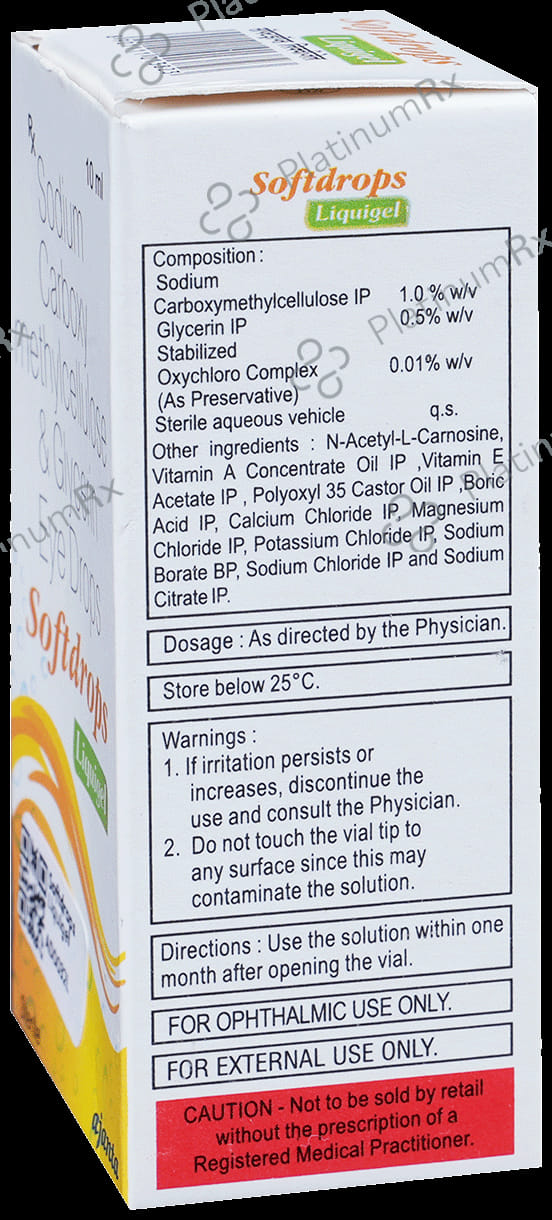 Softdrops 1% Liquigel 10ml