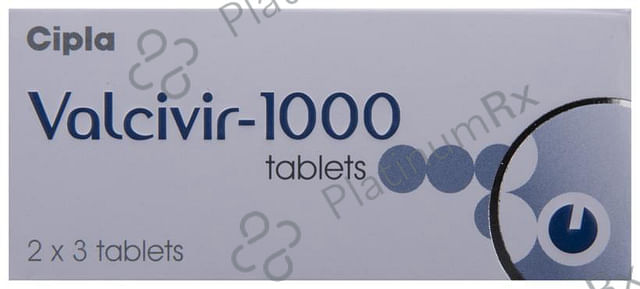 Valcivir 1000mg Tablet 3s