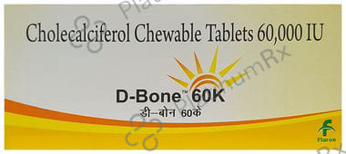 D Bone 60K Chewable Tablet 4s