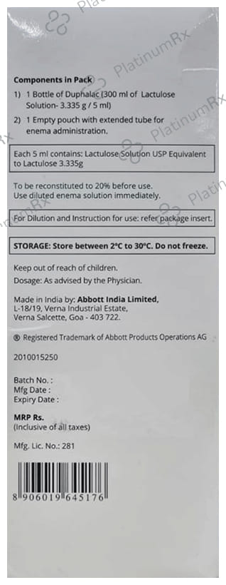 Duphalac Enema Oral Solution 300ml