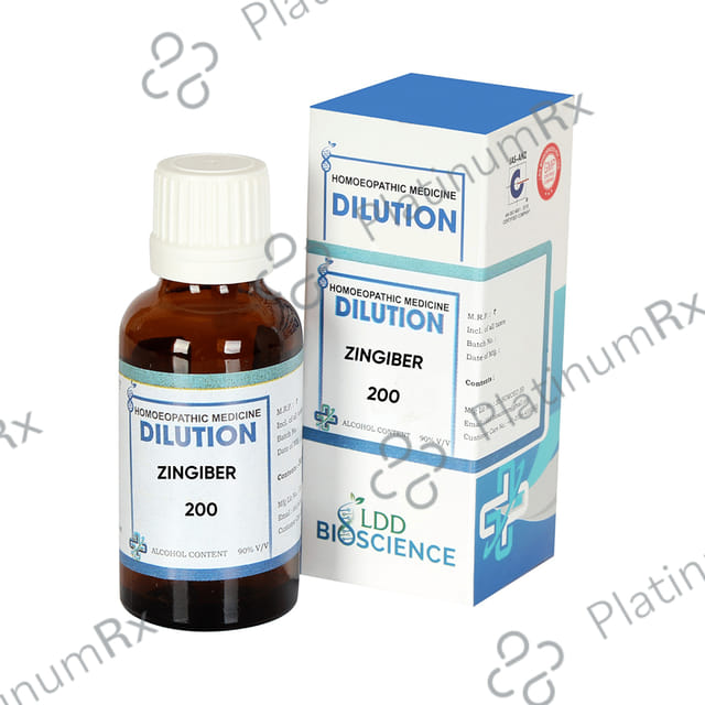 LDD Bioscience Zingiber Dilution 200 30 ml