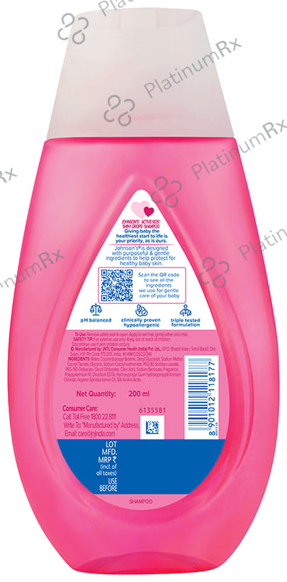 Johnson's Active Kids Shiny Drops Shampoo 200ml