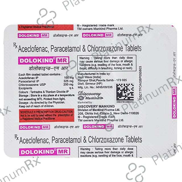 Dolokind M 100/250/325mg Tablet 10s