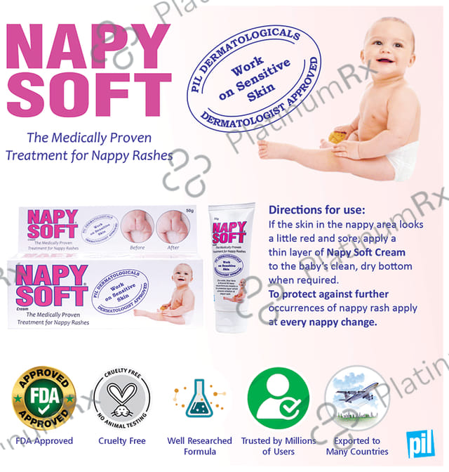 PIL Napy Soft Cream (50gm Each) 2s