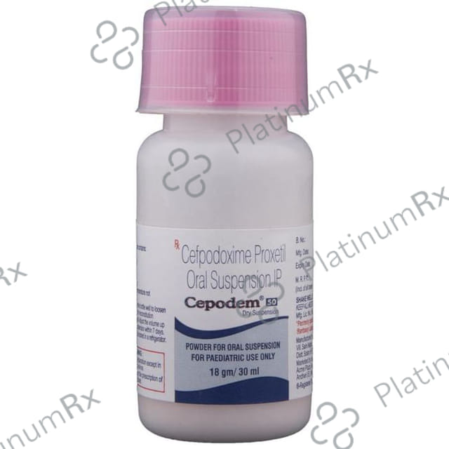 Cepodem 50mg Dry Syrup 30ml