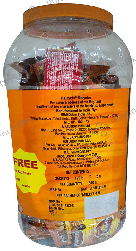 Dabur Hajmola Regular Flavour Candy 170s