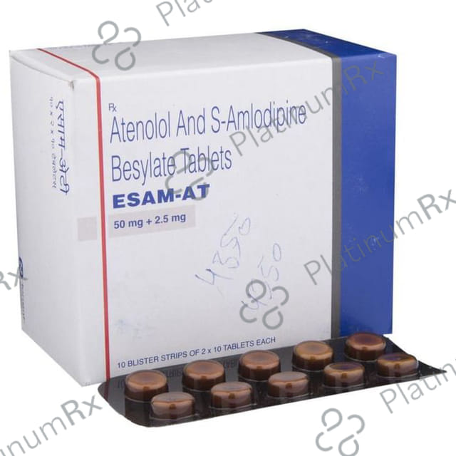 Esam AT 2.5/50mg Tablet 10s