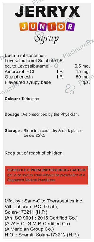 Jerryx Junior Syrup